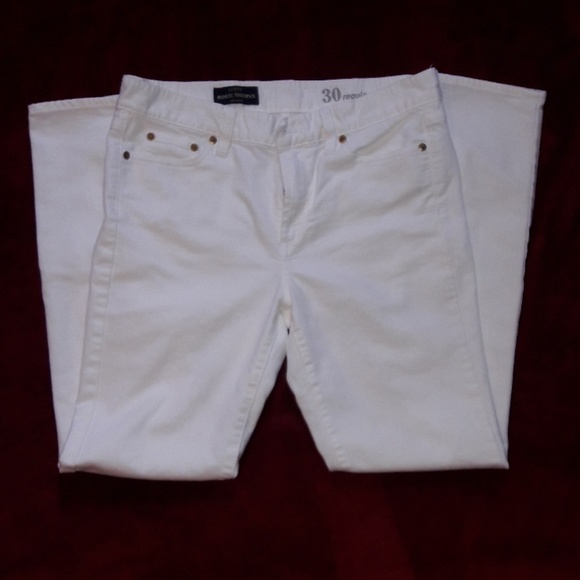 J Crew Midrise Toothpick white jeans size 30 - Picture 3 of 4